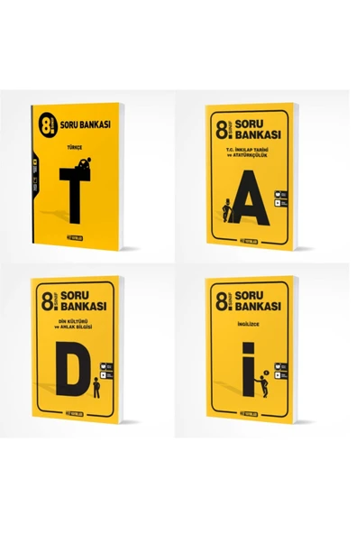 Hız Yayınları 8. Lgs Sözel Soru Bankası Seti 4 Kitap Yeni 2022 ürün görseli