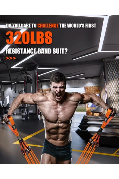 Hepitop Çantalı Lateks 18 Parça Direnç Lastiği Seti Toplam 145 Kg Ağırlık Lastiği Kapı Arkası Güç Bandı - 2