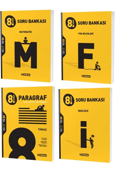 Hız Yayınları Hız Lgs 2023 8. Sınıf Matematik Ingilizce Fen Paragraf Soru Seti 4 Kitap ürün görseli
