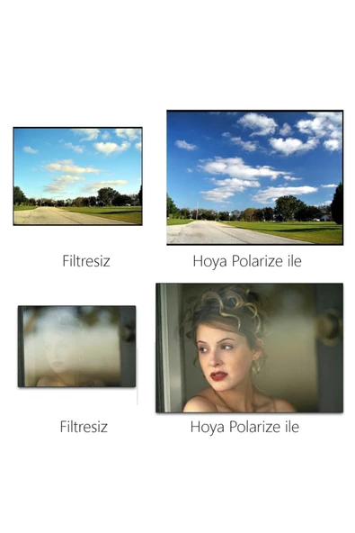 Hoya 77mm Circular Polarize Filtre - Resim 3