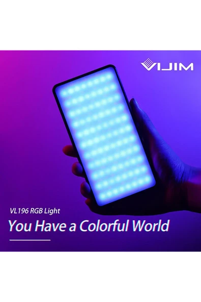 Vijim Vl196 Rgb Led Dolgu Işığı - Resim 5