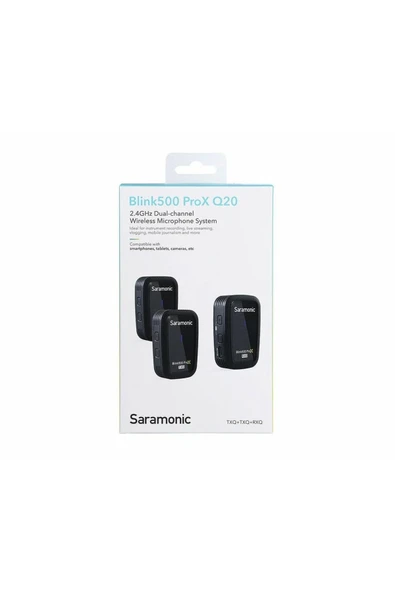 Saramonic Blınk500 Prox Q20 Kablosuz Ikili Mikrofon - 4