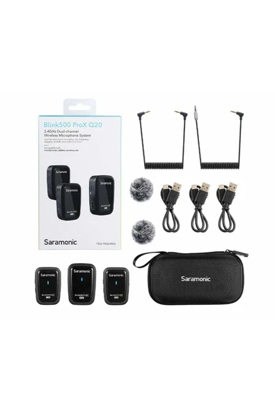 Saramonic Blınk500 Prox Q20 Kablosuz Ikili Mikrofon - 1