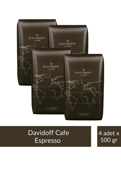 Davidoff Café Espresso Çekirdek Kahve 500 g x 4 Adet ürün görseli