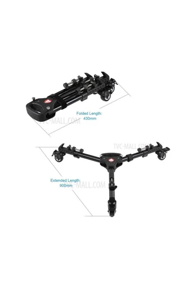 Soligor Kingjoy Vx-600d Dolly Tripod Tekerleği - Resim 3