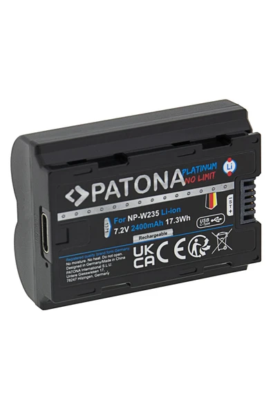 Patona Platinum Batarya Fuji FinePix NP-W235 için ürün görseli