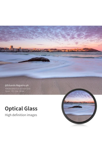 K&F CONCEPT K&F Consept 67mm Varıable ND2-400 Filtre ( Değişken - Ayarlanabilir ) - Resim 3