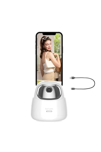 Hohem Go Gimbal 360° Akıllı Selfie & Video Takip Gimbal Otomatik Yüz Ve Nesne Izleme Vlog Çekimi ürün görseli