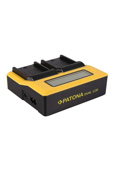 Patona İkili LCD Ekranlı USB Şarj Aleti Sony NP-FM50 NP-F970 Serisi İçin - Resim 2