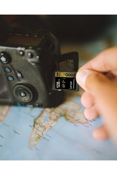 Lexar 128 Gb Sdxc Uhs-ıı 2000x 300mb/s V90 U3 C10 4k - Resim 3