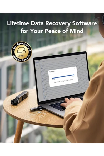 Lexar 128GB Silver Plus 205mb 4K V30 UHSI Micro SD Hafıza Kartı - Resim 3