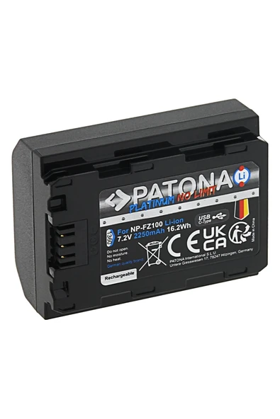 Patona Platinum Batarya Sony NP-FZ100 İçin - Resim 3