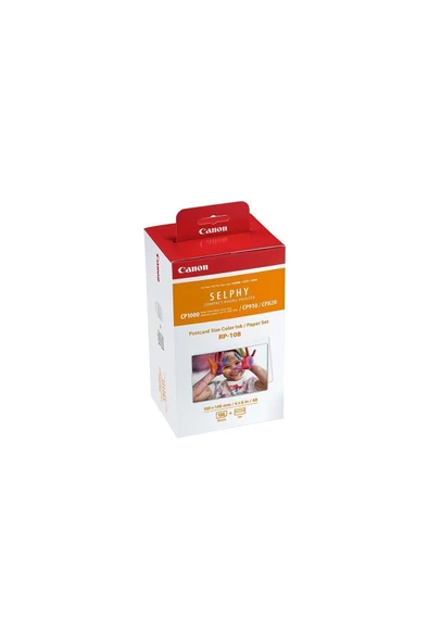 Canon Color Rp-108 Kartuş Fotoğraf Kağıdı Seti ürün görseli