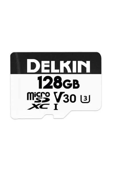 Delkin Devices Delkin HYPERSPEED 128GB Micro SD V30 Hafıza Kartı - 1