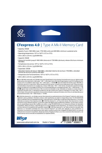 Wise 256gb Cfexpress 4.0 Type A Mk-ıı Memory Card - 3