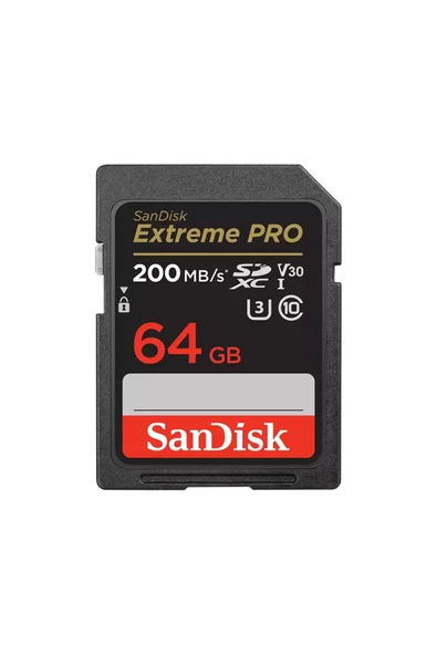 SanDisk Extreme Pro 64gb 200mb/s Sdxc Hafıza Kartı - 1