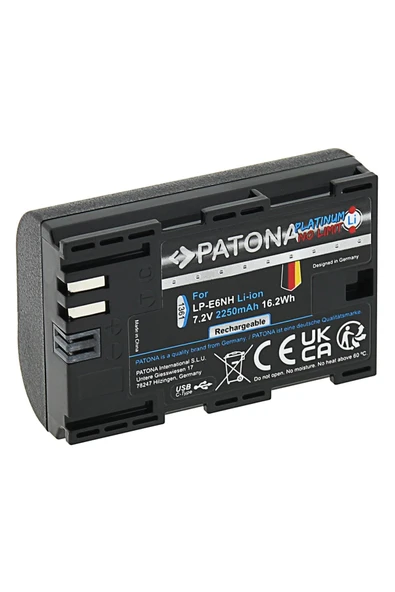 Patona Platinum Batarya Canon Lp-e6nh Için - Resim 4