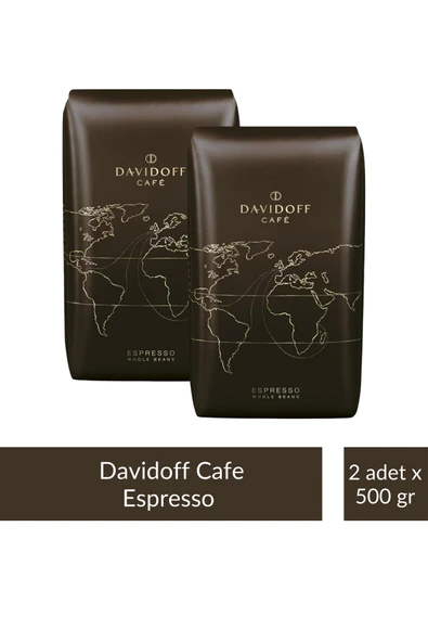 Davidoff Café Espresso Çekirdek Kahve 500 g x 2 Adet - 1