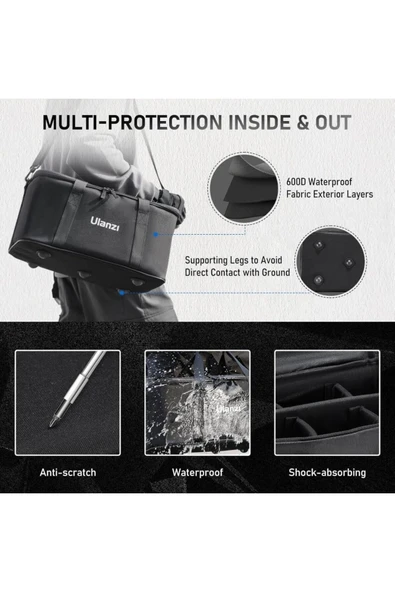 ulanzi Om-01 Çok Fonksiyonlu Taşıma Çantası B014 - Resim 7