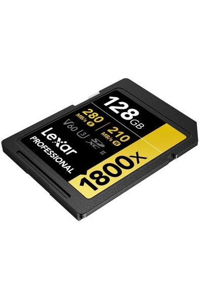 Lexar 128gb Gold Series 1800x Uhs-ıı Sdxc Hafıza Kartı 270mbs - Resim 2