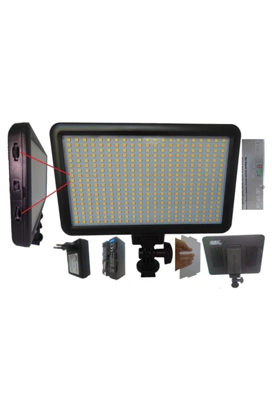PDX 396a Led Video Kamera Ledli Işık - Resim 2