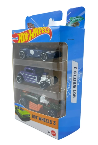 Hot Wheels 3'lü Araba Seti - Set 11 - Resim 2