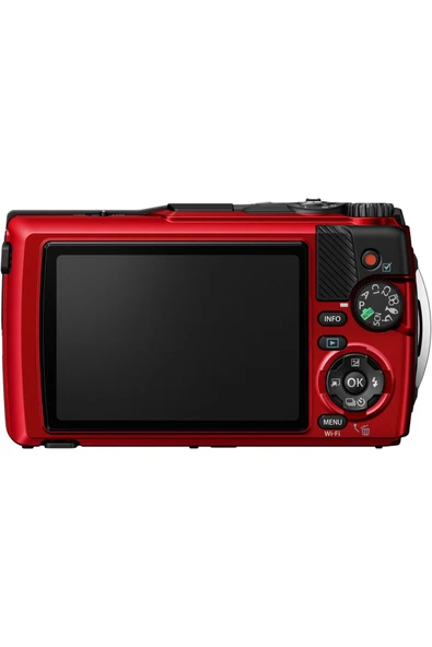 Olympus Om System Tough Tg-7 Sualtı Fotoğraf Makinası (KIRMIZI) - Resim 2