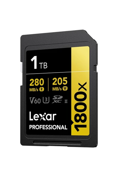 Lexar Professional 1 Tb 280 Mb/s Gold Sd Hafıza Kartı - Resim 3
