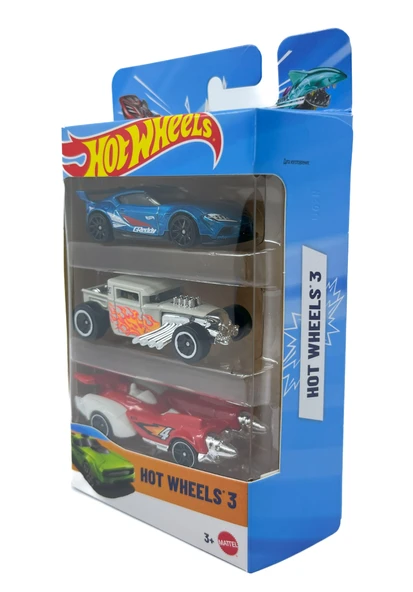 Hot Wheels 3'lü Araba Seti - Set 9 - Resim 3