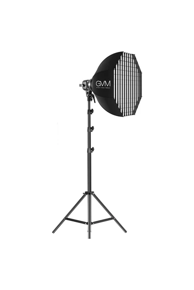 GVM P80S-2D 80W Softbox'lı Spot LED Işık 2'li Set - Resim 5