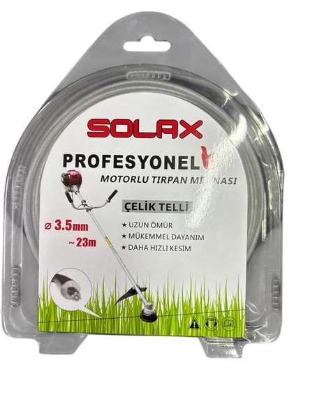 Solax Çelik Telli Tırpan Misinası 3,5 mm 23 Metre ürün görseli