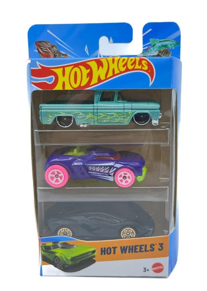 Hot Wheels 3'lü Araba Seti - Set 10 ürün görseli 1