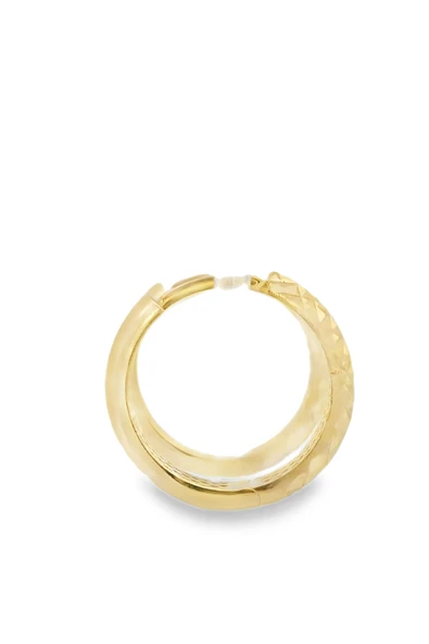 Cigold Taşsız Küpe 14 Ayar Altın 2.00 Gr OA-C1TB01029305 - 3