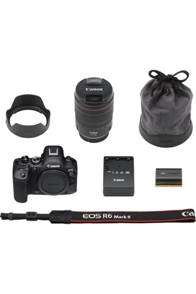 Canon EOS R6 Mark II + RF 24-105mm F/4 L IS USM Lensli Kit - 5