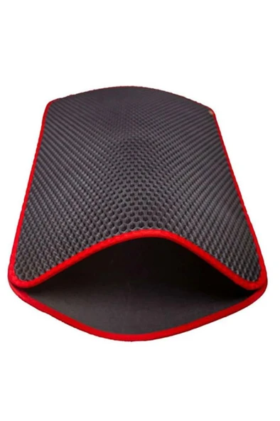 Cattie Kum Toplayıcı Fonksiyonel Kedi Paspası Altıgen Model M Boy - Red 37-50 cm - 2