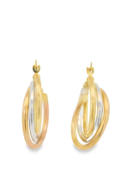 Cigold Taşsız Küpe 14 Ayar Altın 3.88 Gr OA-K1TB01069329 - 4