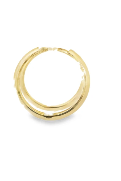 Cigold Taşsız Küpe 14 Ayar Altın 2.10 Gr OA-C1TB01029296 - 3