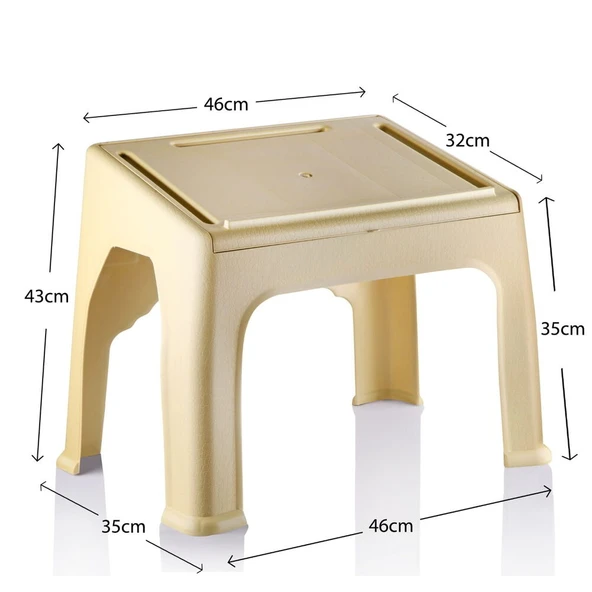 Sandıklı Plastik Rahle Krem 43x35x46cm 7 Adet - 2