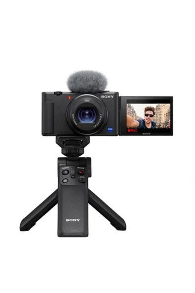 Sony Zv-1 Vlog Kamera + Gp-vpt2bt Tripod - 1