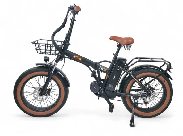 ALBA FOLD F 750 mid OFF ROAD PREMİUM 48V 16Ah(768Wh) SİYAH ZIRHLI LASTİK - 2