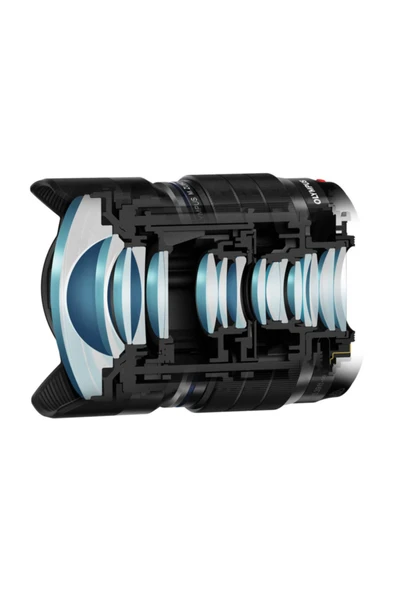 Olympus M.zuiko Ed 8mm F/1.8 Fisheye Pro Lens - Resim 3