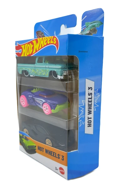 Hot Wheels 3'lü Araba Seti - Set 10 - Resim 2