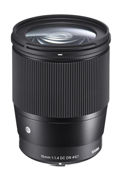 Sigma 16mm F1.4 Dc Dn Lens (sony E-bayonet) Uyumlu Siyah - 1