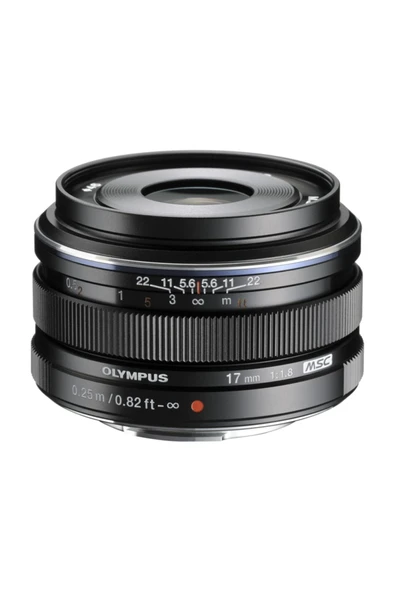 Olympus m.Zuiko ED 17mm 1:1.8 MSC (Siyah) ürün görseli