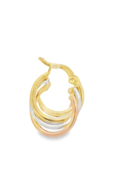 Cigold Taşsız Küpe 14 Ayar Altın 3.27 Gr OA-K1TB01069326 - 3