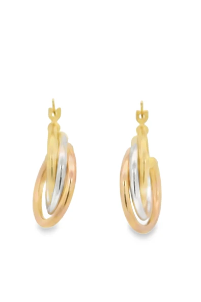 Cigold Taşsız Küpe 14 Ayar Altın 3.27 Gr OA-K1TB01069326 - 4