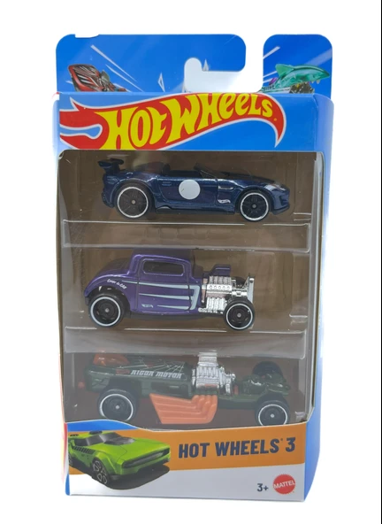 Hot Wheels 3'lü Araba Seti - Set 11 ürün görseli 1