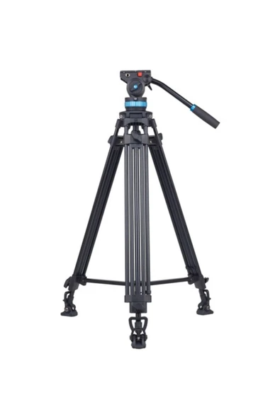 Benro Sirui SH25 Akışkan Kafalı Profesyonel Video Tripod Kiti Siyah - 1
