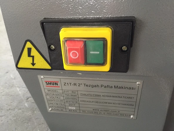 Shun 2'' Elektrikli Tezgah Pafta Makinası - 7