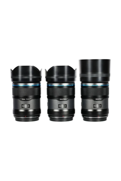 Benro Sirui Sniper F/1.2 Autofocus 3-Lens Kit (Sony E, Siyah) ürün görseli